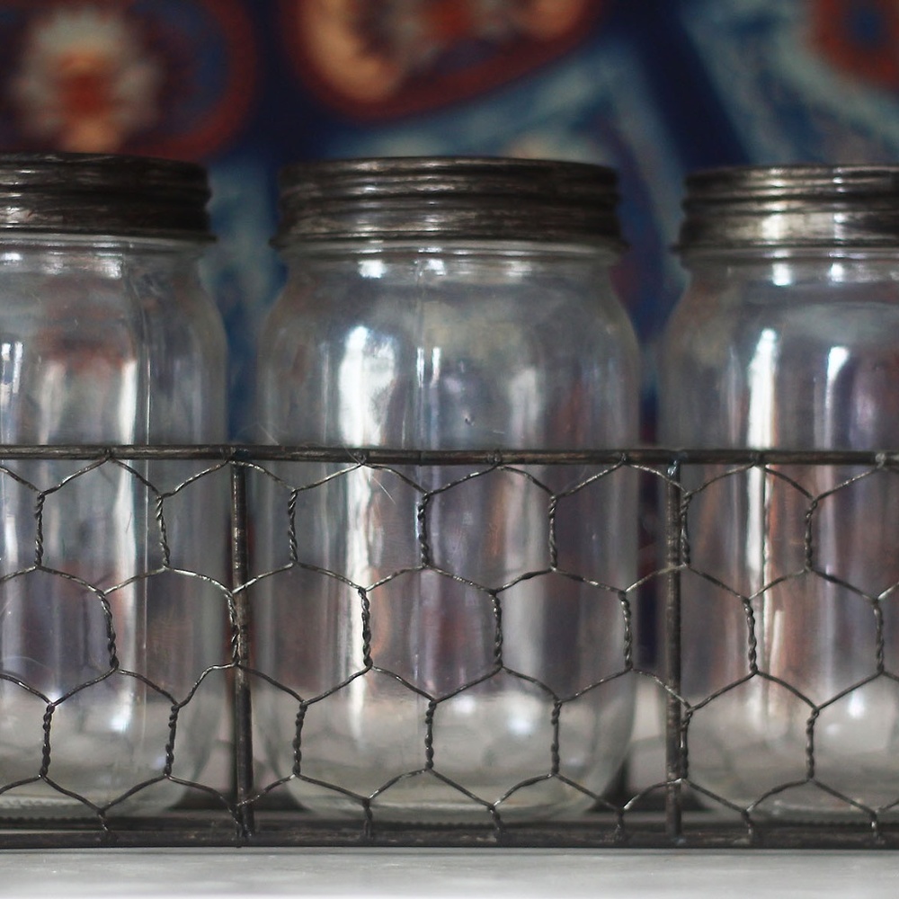 3 mason jar vase | modern farmhouse decor